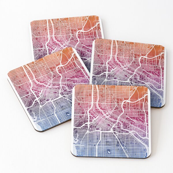 Item preview, Minneapolis Minnesota City Map designed and sold by ArtPrints.