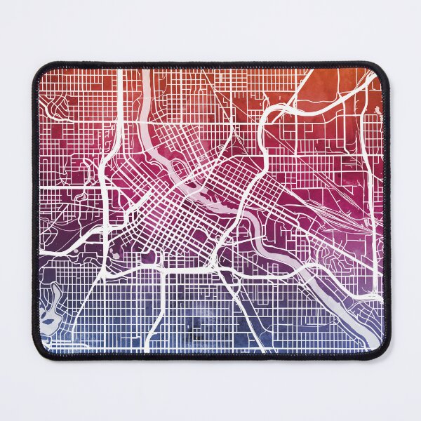 Item preview, Minneapolis Minnesota City Map designed and sold by ArtPrints.