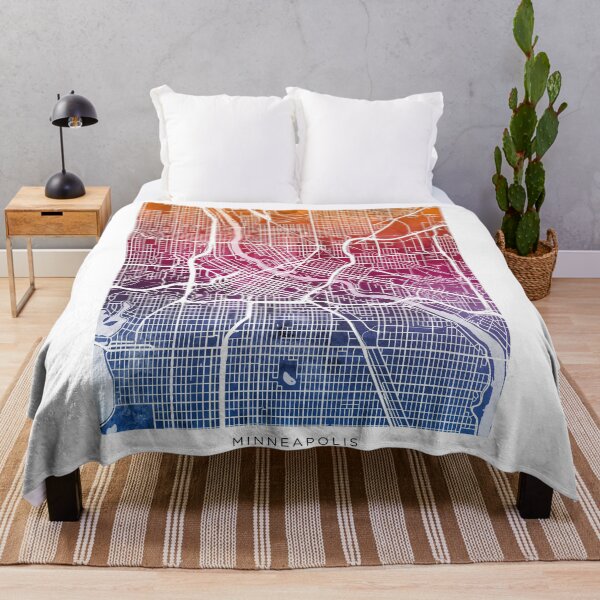Item preview, Minneapolis Minnesota City Map designed and sold by ArtPrints.