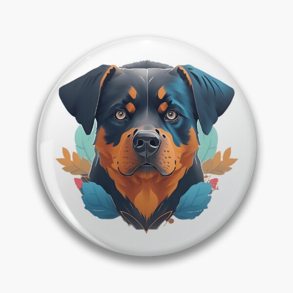 Item preview, Cute Rottweiler Dog Face designed and sold by artist-mac.