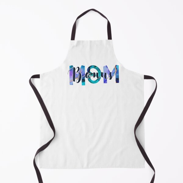 Item preview, Purple and Navy Blue Marbles “Bonus Mom” Design designed and sold by SidderBug Designs.