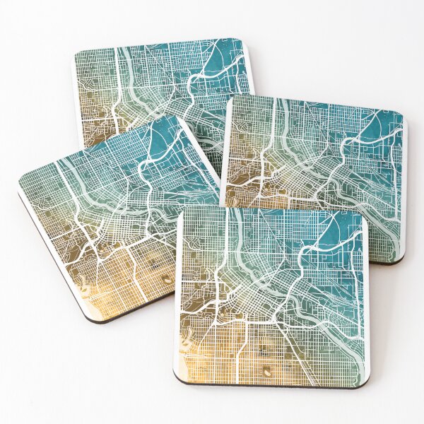 Item preview, Minneapolis Minnesota City Map designed and sold by ArtPrints.