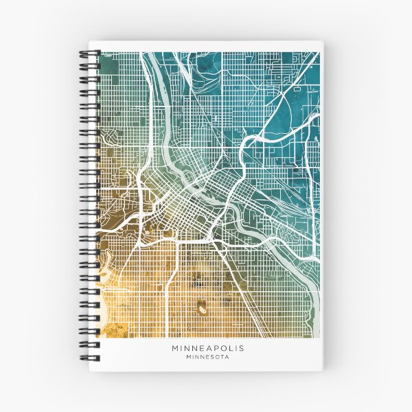Item preview, Minneapolis Minnesota City Map designed and sold by ArtPrints.