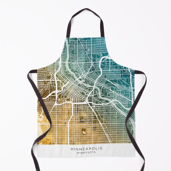 Item preview, Minneapolis Minnesota City Map designed and sold by ArtPrints.
