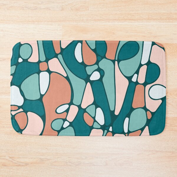 Item preview, Colorful smooth abstraction • Turquoise and beige designed and sold by boozkova-vorona.