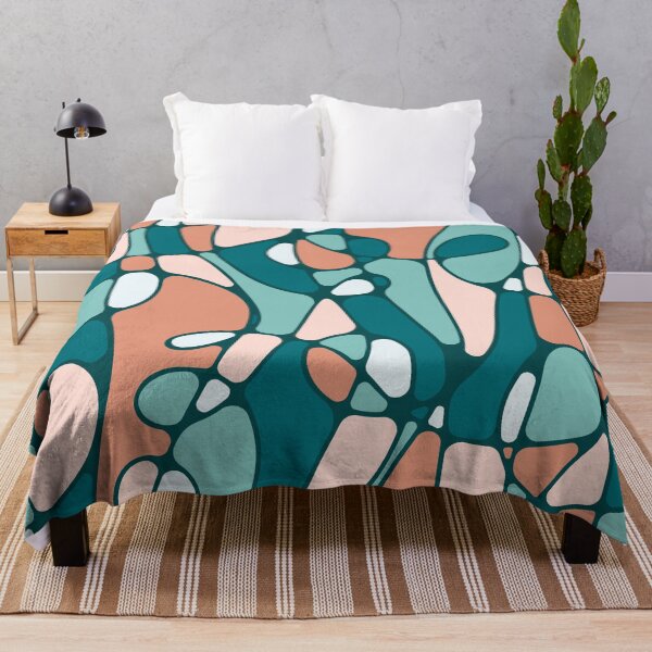 Item preview, Colorful smooth abstraction • Turquoise and beige designed and sold by boozkova-vorona.