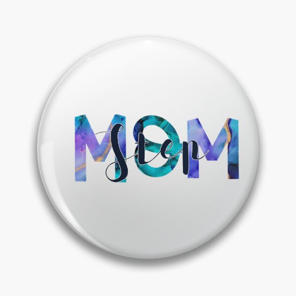 Item preview, Purple and Navy Blue Marbles “Step Mom” Design designed and sold by SidderBug Designs.