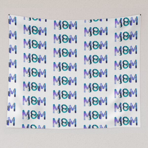 Item preview, Purple and Navy Blue Marbles “Step Mom” Design designed and sold by SidderBug Designs.