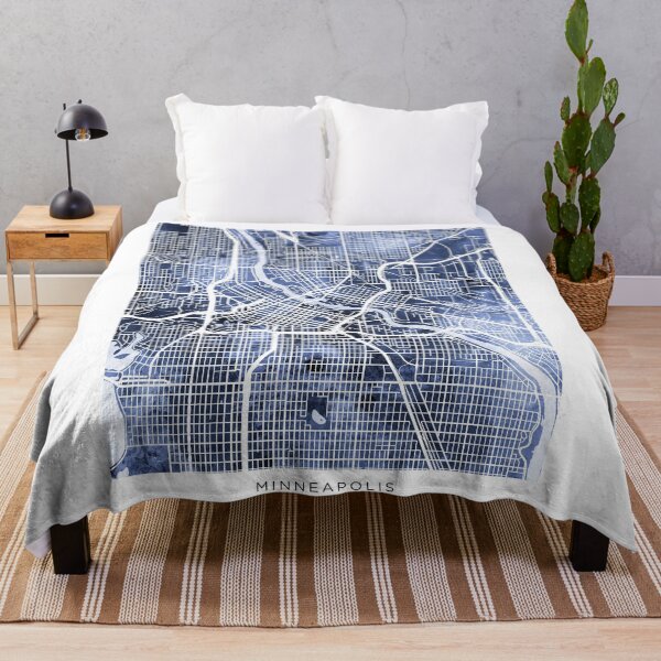 Item preview, Minneapolis Minnesota City Map designed and sold by ArtPrints.