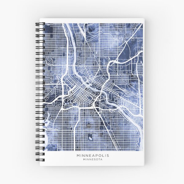 Item preview, Minneapolis Minnesota City Map designed and sold by ArtPrints.