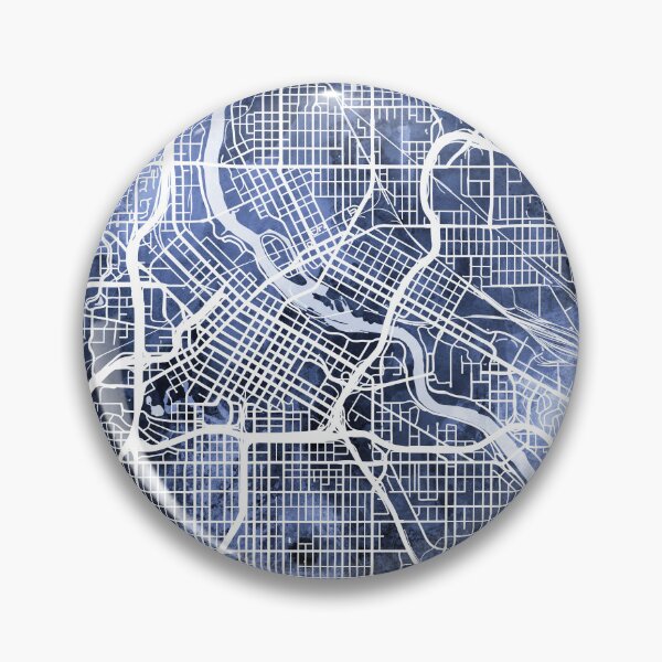 Item preview, Minneapolis Minnesota City Map designed and sold by ArtPrints.