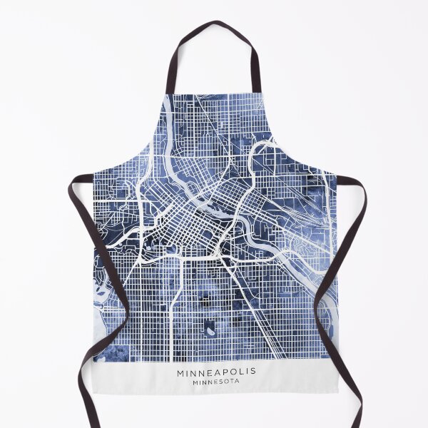Item preview, Minneapolis Minnesota City Map designed and sold by ArtPrints.