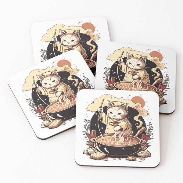 Item preview, Japanese Cat Chef the Cooking Kitten designed and sold by Corbzart.