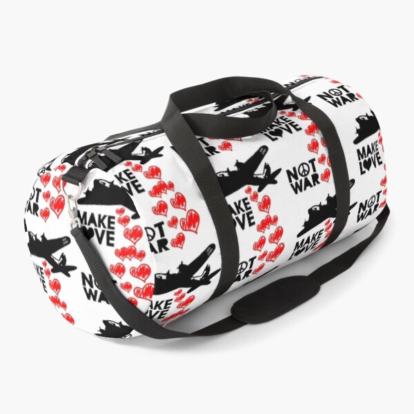 Item preview, Make Love Not War; Plane throwing Hearts designed and sold by StickerApe.
