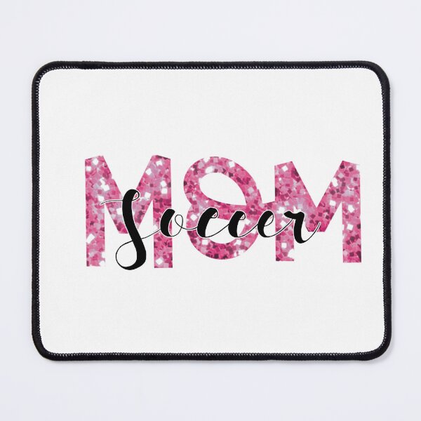 Item preview, “Soccer Mom" Pink Simulated Glitter Design designed and sold by SidderBug Designs.