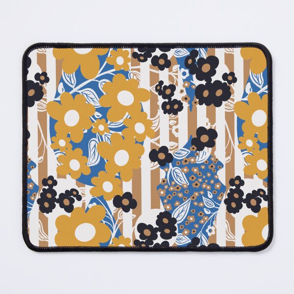 Item preview, Dizzy Daisies and Striking Stripes Pattern Clash designed and sold by NattyDesigns.
