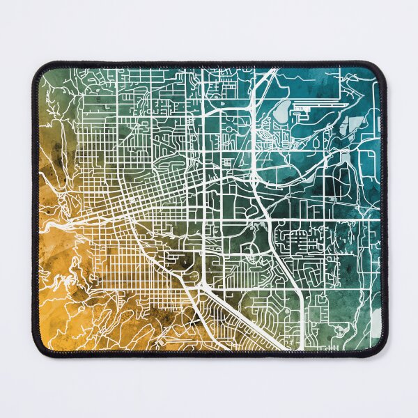 Item preview, Boulder Colorado City Map designed and sold by ArtPrints.