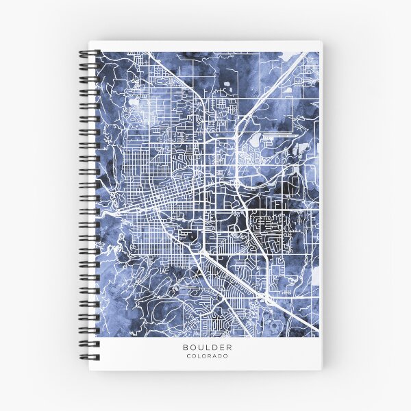 Item preview, Mapa de la ciudad de Boulder Colorado designed and sold by ArtPrints.