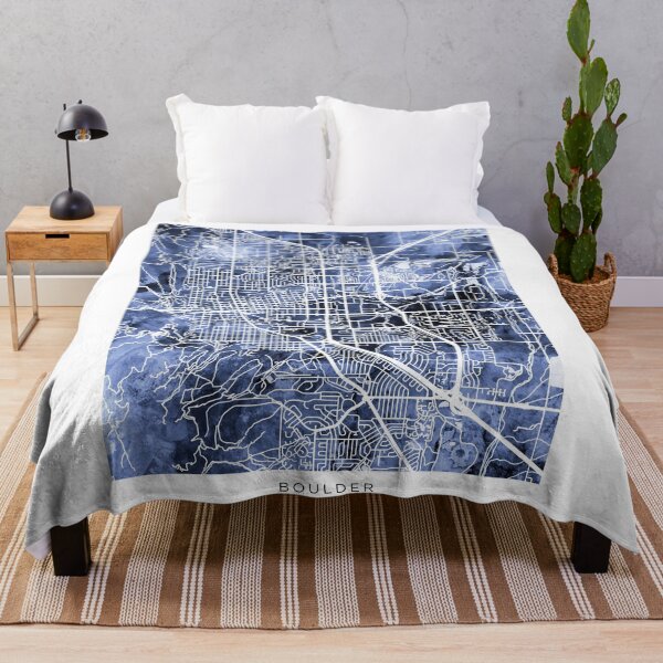 Item preview, Boulder Colorado City Map designed and sold by ArtPrints.