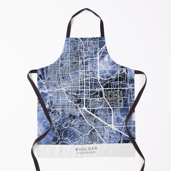Item preview, Boulder Colorado City Map designed and sold by ArtPrints.