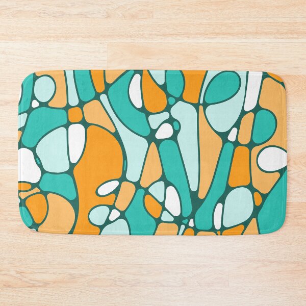 Item preview, Colorful smooth abstraction • Orange and turquoise designed and sold by boozkova-vorona.