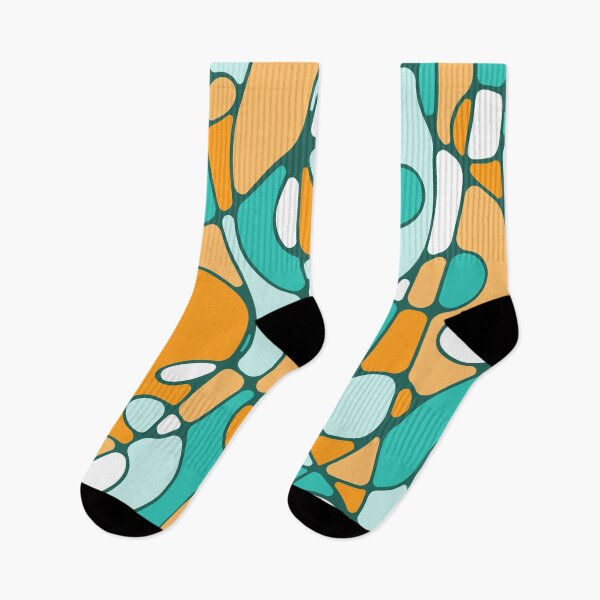 Item preview, Colorful smooth abstraction • Orange and turquoise designed and sold by boozkova-vorona.