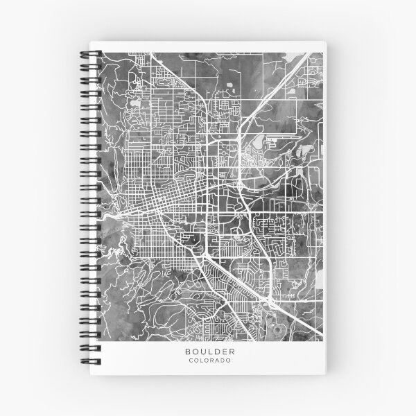 Item preview, Boulder Colorado City Map designed and sold by ArtPrints.