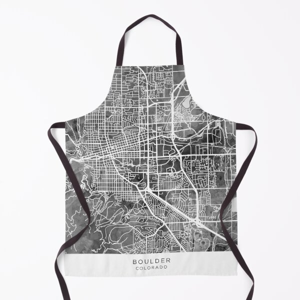 Item preview, Boulder Colorado City Map designed and sold by ArtPrints.