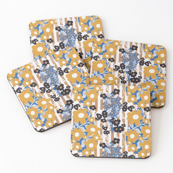 Item preview, Dizzy Daisies and Striking Stripes Pattern Clash designed and sold by NattyDesigns.