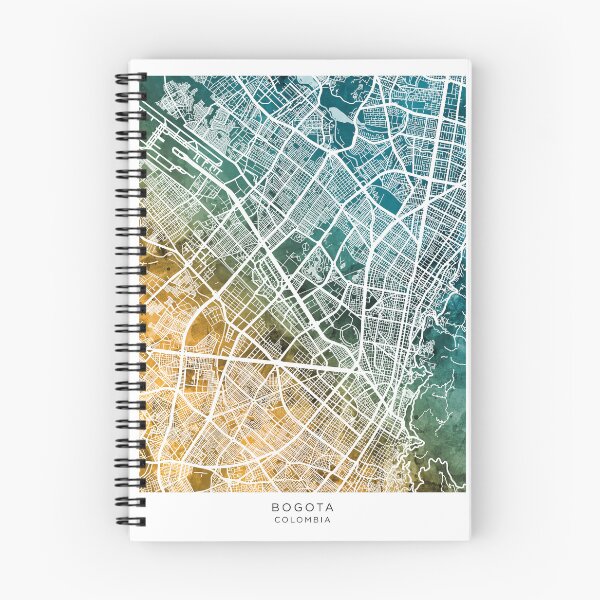 Item preview, Bogota Colombia City Map designed and sold by ArtPrints.