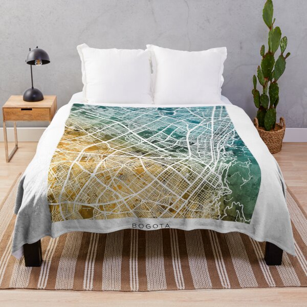 Item preview, Bogota Colombia City Map designed and sold by ArtPrints.