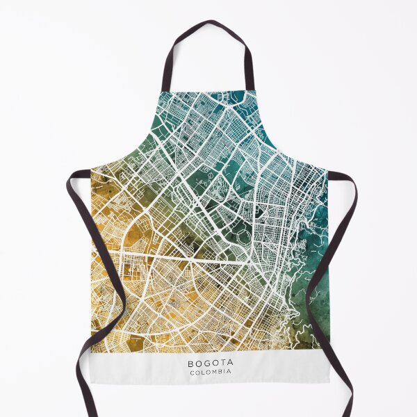 Item preview, Bogota Colombia City Map designed and sold by ArtPrints.