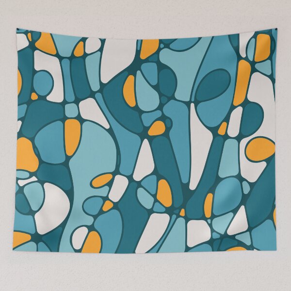 Item preview, Colorful smooth abstraction • Blue and orange designed and sold by boozkova-vorona.