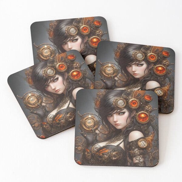 Item preview, Cute and Adorable Steampunk Girl designed and sold by magikman65.