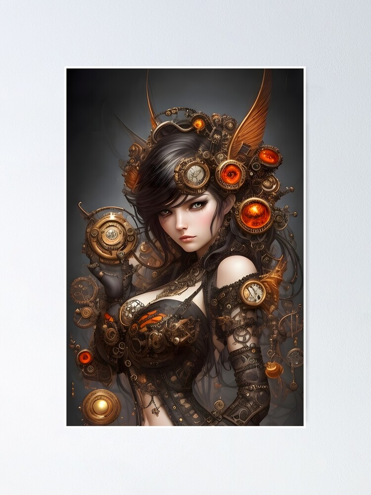 Steampunk Girl Small