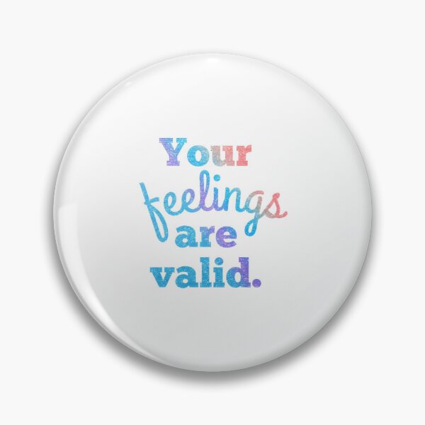 Item preview, Glitter Gradient “Your Feelings Are Valid” Design designed and sold by SidderBug Designs.