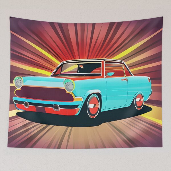 Item preview, Classic Retro Car designed and sold by PC-artist.