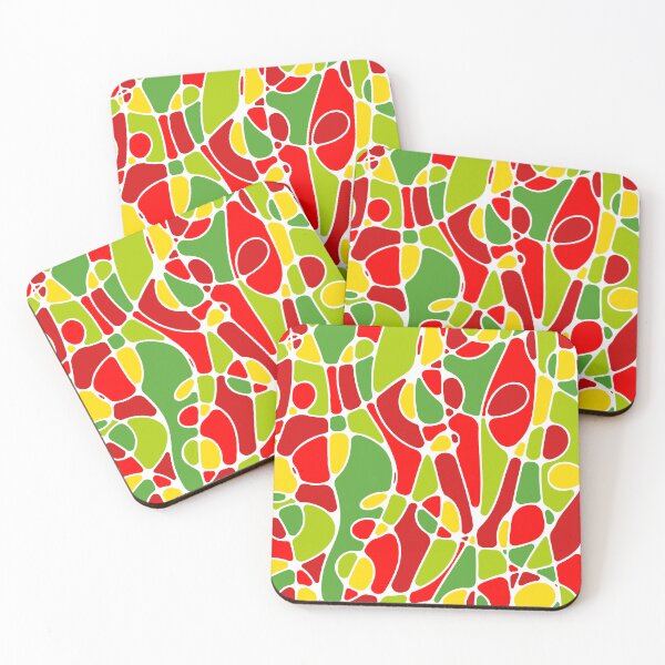 Item preview, Colorful smooth abstraction • Green and red designed and sold by boozkova-vorona.