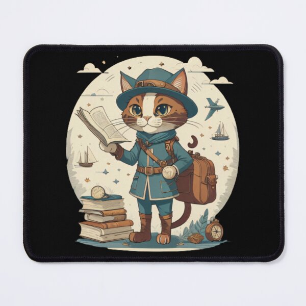 Item preview, Cute cat explorer designed and sold by Nostalgic-co.