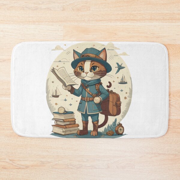 Item preview, Cute cat explorer designed and sold by Nostalgic-co.