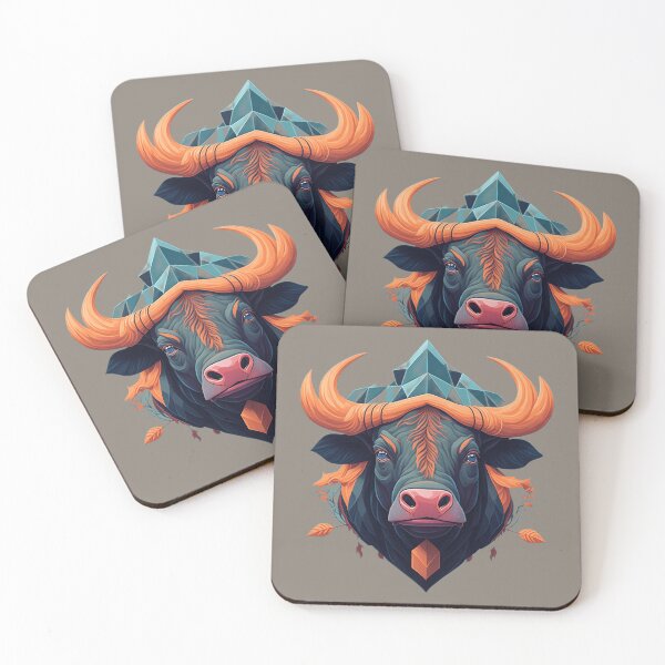 Item preview, 3D Cape Buffalo Face designed and sold by artist-mac.