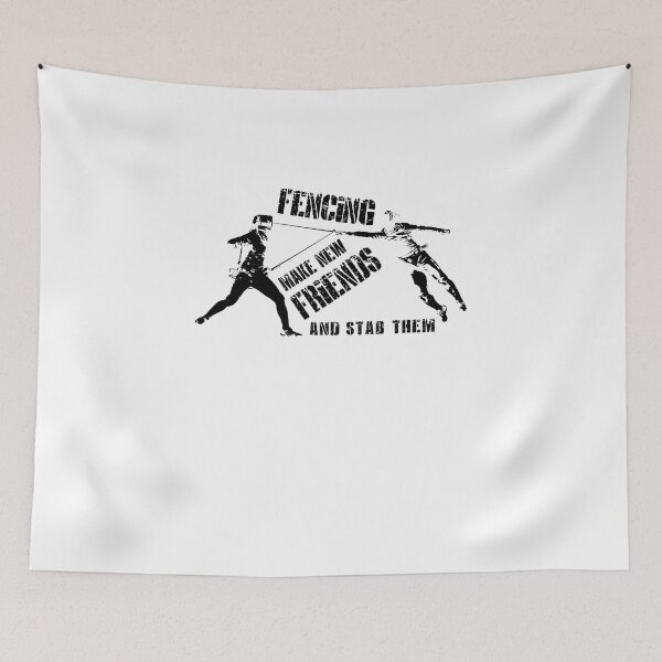 Item preview, Fencing Make New Friends And Stab Them designed and sold by TeeTimeGuys.
