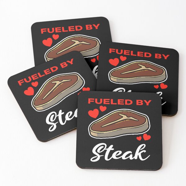 Item preview, Fueled by Steak saying designed and sold by jonmlam.