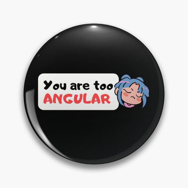 Item preview, You are too ANGULAR with chibi character, red designed and sold by mliotard.