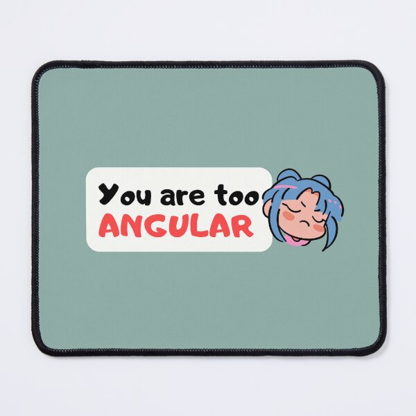 Item preview, You are too ANGULAR with chibi character, red designed and sold by mliotard.