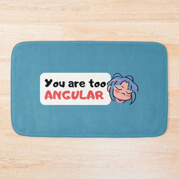 Item preview, You are too ANGULAR with chibi character, red designed and sold by mliotard.