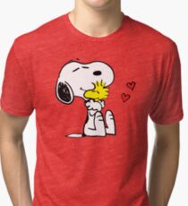 Snoopy Woodstock Peanuts Tri-blend T-Shirt