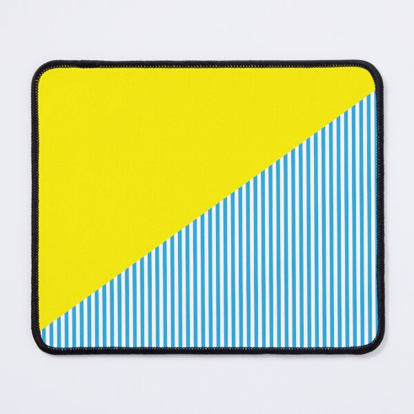 Item preview, Triangle and Stripes | Mixed Patterns | Yellow and Blue designed and sold by rsty11.