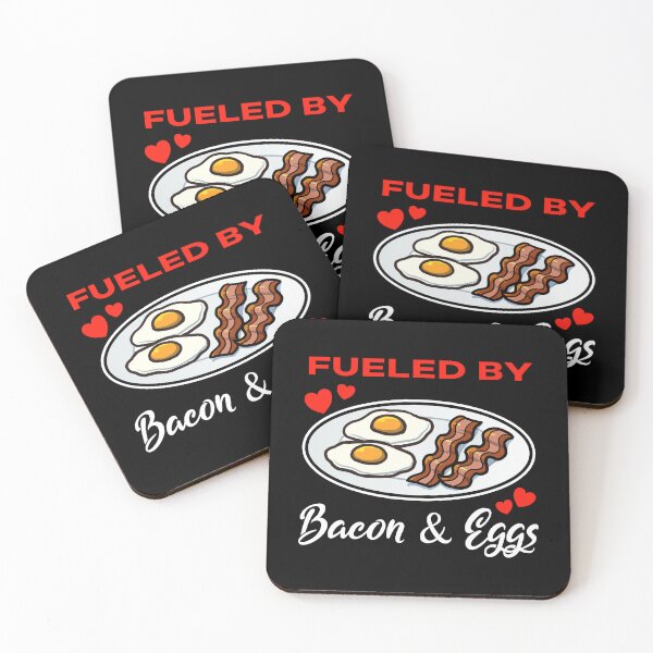 Item preview, Fueled by Bacon and Eggs saying designed and sold by jonmlam.