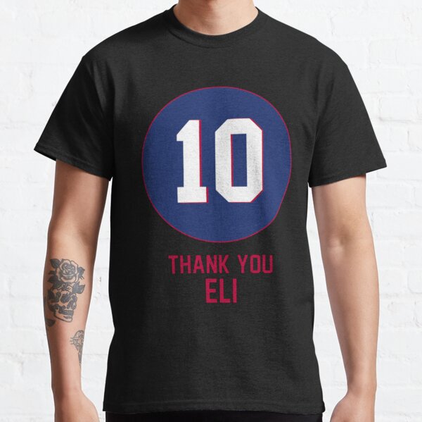 10 Eli Manning New York Giants 2004 2019 Thank You For The Memories  Signature Shirt Canvas Print / Canvas Art by Th - Pixels